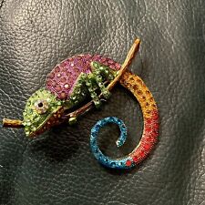 Chameleon brooch sparkly for sale  Henrico
