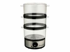 Russell Hobbs 3 Tier Compact Food Steamer 7L Brushed Stainless, used for sale  Shipping to South Africa