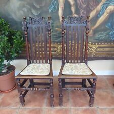 Pair hall chairs for sale  UCKFIELD