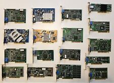 Lote de placas Ethernet serial vintage ISA AGP PCI VLB som vídeo 3dfx Voodoo GeForce comprar usado  Enviando para Brazil