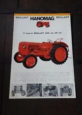 Brochure trattore hanomag usato  Brescia