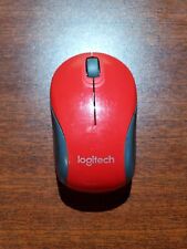 Logitech - M187 Mini Mouse Óptico Ambidiestro Inalámbrico - Rojo-Gris segunda mano  Embacar hacia Argentina