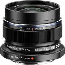 Olympus M.Zuiko Digital ED 12mm f2 Lens Black for sale  Shipping to South Africa