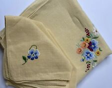 Vintage linen embroidered d'occasion  Expédié en Belgium