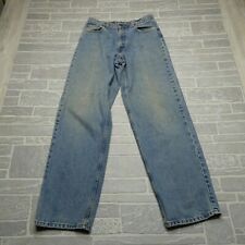 VINTAGE Levis 567 Jeans Masculino 34x36 Azul Solto Perna Extra Larga Baggy EUA Anos 90, usado comprar usado  Enviando para Brazil