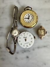 Lote de relógios antigos vintage BENRUS,BOLOVA, LUCERNA, COLHEITADEIRA GF Ect. Peças de reparo comprar usado  Enviando para Brazil