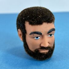 Vtg 1970s Aurora Kar-a-a-ate Karate Men Action Figure ( Head Only ) Flocked Part for sale  Shipping to South Africa