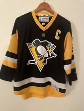 Camiseta NHL Pittsburgh Penguins #87 Sidney Crosby Reebok tamanho Youth XL~1G, usado comprar usado  Enviando para Brazil