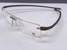 TAG Heuer Eyeglasses Frames men woman Rimless Braun Reflex Th 3502 Titan for sale  Shipping to South Africa