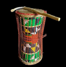 Instrumentos musicais de bateria africana Djembe vintage tradicional -8716 comprar usado  Enviando para Brazil