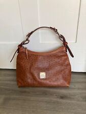 Dooney & Bourke brown ostrich leather purse excellent condition for sale  Shipping to South Africa
