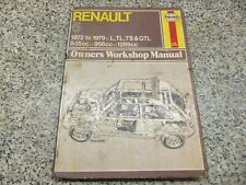 Renault haynes workshop for sale  ABERDEEN