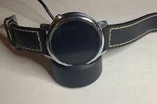 Smartwatch Moto 360 2GXP caixa de aço inoxidável pulseira de couro preto desbloqueado BP Health comprar usado  Enviando para Brazil