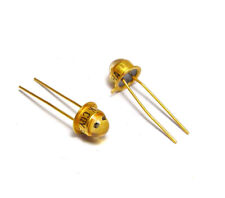 2x Telefunken CQY38 / CQY 38 Infrared Light Emitting Diode / IR-LED, MIL Gold Case for sale  Shipping to South Africa