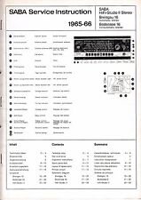 Service manual saba gebraucht kaufen  Sulzbach-Rosenberg