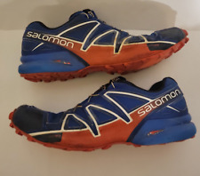 Salomon Speed Cross 4 Azul 383132 Sendero Senderismo Hombres Zapatos para Correr Talla 10.5, usado segunda mano  Embacar hacia Argentina
