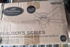 Ventilador de techo blanco LED Harbor Breeze Builder's Series 52 segunda mano  Embacar hacia Argentina