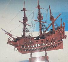 Golden Hind - 3 mástiles bote de madera / modelo de barco - galeón inglés - 02-302 - 1984 segunda mano  Embacar hacia Argentina