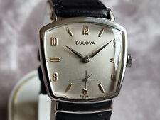 Bulova 1960 AMERICAN EAGLE de colección reloj de viento manual 11AF estuche asimétrico segunda mano  Embacar hacia Argentina