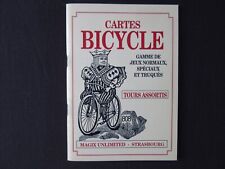 Livre cartes bicycle d'occasion  Carquefou