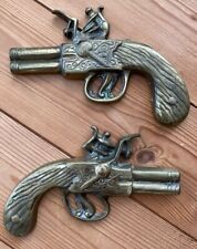 Brass flintlock pistols for sale  HEANOR