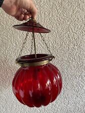 Hängelampen rot glas gebraucht kaufen  Waldkraiburg