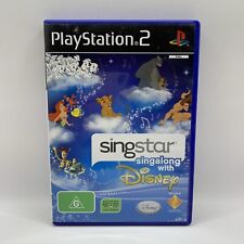 SingStar Singalong with Disney PS2 2008 Music Karaoke Game Sony VGC Free Post na sprzedaż  Wysyłka do Poland