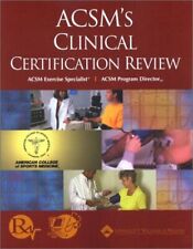 Acsm clinical certification for sale  USA