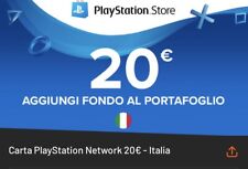 Carta playstation network usato  Roma