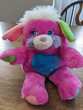 Usado, De colección Años 80 Mattel Popples Peluche Rosa Brillante con Acentos Verde y Azul Animal de Peluche segunda mano  Embacar hacia Argentina