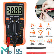 Multímetro digital AC DC Voltímetro Amperímetro Ohmímetro Voltímetro Medidor comprar usado  Enviando para Brazil