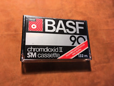 1 x BASF chromdioxid II SM 90 Cassette,IEC II,sehr guter Zustand,1979,rare comprar usado  Enviando para Brazil