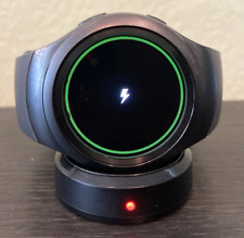 Reloj inteligente Samsung Gear S2 (SM-R720) con (EP-OR720) clásico negro, tal cual, piezas segunda mano  Embacar hacia Argentina