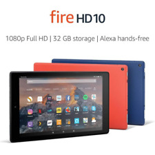 AMAZON FIRE HD 10 TABLET WITH ALEXA 1080P FULL HD 32GB WIFI WITH ADS - 3 COLOURS for sale  Shipping to South Africa