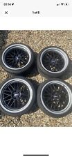 Audi VW Mercedes 5x112 19” BBS LM style Staggered. Allot Wheels With Good Tyres for sale  SPALDING