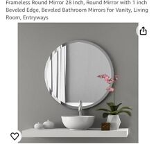 frameless beveled mirrors for sale  Wellsburg