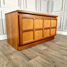 Vintage Nathan Mid Century Teak Sideboard Media Unit Cabinet Parker Knoll HiFi  for sale  Shipping to South Africa