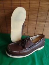  Sapatos de barco Sperry Top-Sider couro marrom 2 olhos L-0 CH08 masculino tamanho 10,5 M, usado comprar usado  Enviando para Brazil