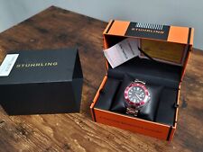 Relógio Stuhrling 3950 masculino Depthmaster Aquadiver Miyota quartzo japonês 10 caixas eletrônicos comprar usado  Enviando para Brazil