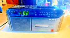 Sony Dream Machine ICF-C610 despertador duplo rádio FM/AM reprodutor de cassete testado comprar usado  Enviando para Brazil