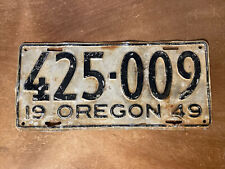 1949 oregon license for sale  Grayling