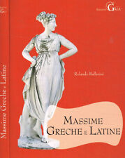 Massime greche latine. usato  Italia