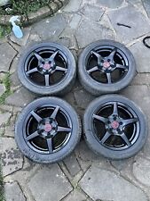 Honda S2000 Staggered Alloy Wheels & Tyre 5x114.3, 6.5/7.5x16 - Black for sale  Shipping to South Africa