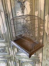 Vintage Wire Show Carry Bird Cage Decorative Bird Cage Metal Antique Prop for sale  Shipping to South Africa