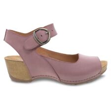 DANSKO Tiana Blush Pink Leather Sandals Size 39, used for sale  Shipping to South Africa