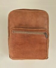 Joli sac à dos en cuir couleur camel leather backpack, usado comprar usado  Enviando para Brazil