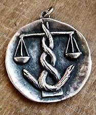 Extremely RARE James Avery LARGE Scales of Justice Pendant with JA Box! for sale  Shipping to South Africa