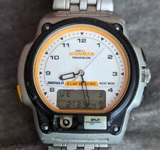 Reloj Indiglo Digi/Analógico Indiglo Timex Ironman Triatlón Años 90 De Colección 8 Vueltas Memoria, usado segunda mano  Embacar hacia Mexico