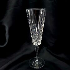 Ventilador de vidrio de cristal Cristal D'Arques Venecia Flauta de champán de 8,5" corte cruzado segunda mano  Embacar hacia Argentina