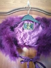 Purple marabou shoulder for sale  GLENROTHES
